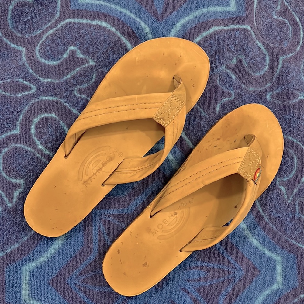 Rainbow Single Layer Arch Support Premier Leather 1” strap